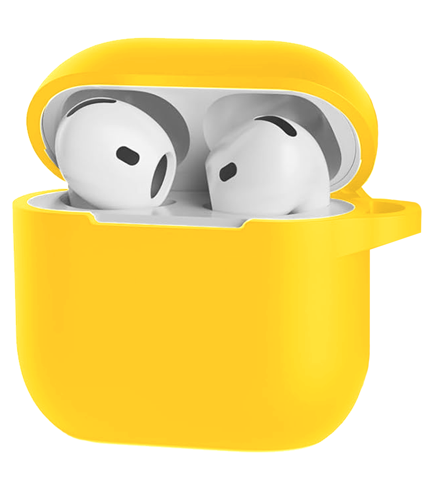 Nomfy Nomfy Siliconen Hoesje Voor Apple AirPods 5 - Geel