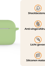 Nomfy Nomfy Siliconen Hoesje Voor Apple AirPods 5 - Groen