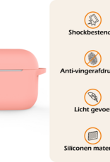Nomfy Nomfy Siliconen Hoesje Voor Apple AirPods 5 - Lichtroze