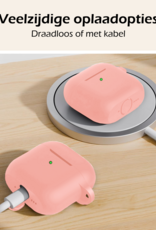 Nomfy Nomfy Siliconen Hoesje Voor Apple AirPods 5 - Lichtroze