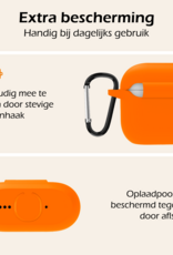 Nomfy Nomfy Siliconen Hoesje Voor Apple AirPods 5 - Oranje