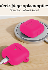 Nomfy Nomfy Siliconen Hoesje Voor Apple AirPods 5 - Roze