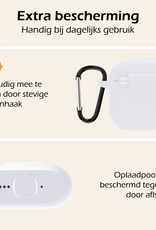 Nomfy Nomfy Siliconen Hoesje Voor Apple AirPods 5 - Wit