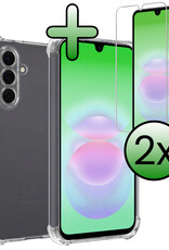 BASEY. BASEY. Samsung Galaxy A18 Hoesje Shockproof Met 2x Screenprotector