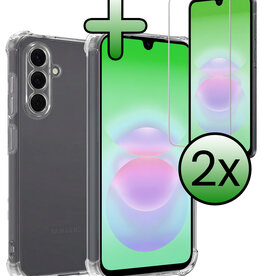 BASEY. BASEY. Samsung Galaxy A18 Hoesje Shockproof Met 2x Screenprotector