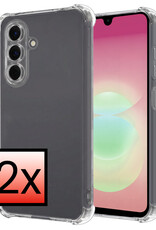 NoXx NoXx Samsung Galaxy A18 Hoesje Shockproof - Transparant - 2 PACK