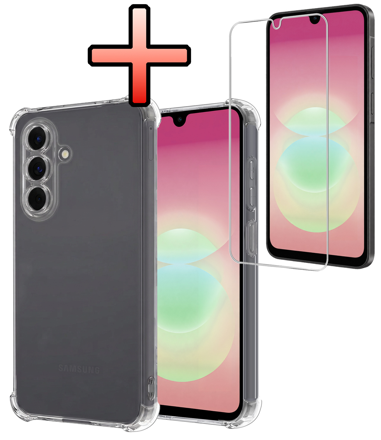 NoXx NoXx Samsung Galaxy A18 Hoesje Shockproof Met Screenprotector