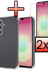 NoXx NoXx Samsung Galaxy A18 Hoesje Shockproof Met 2x Screenprotector