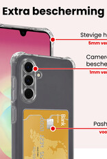 NoXx NoXx Samsung Galaxy A18 Hoesje Pashouder - 2 PACK