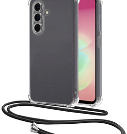 NoXx NoXx Samsung Galaxy A18 Hoesje Transparant Shockproof Met Zwart Koord