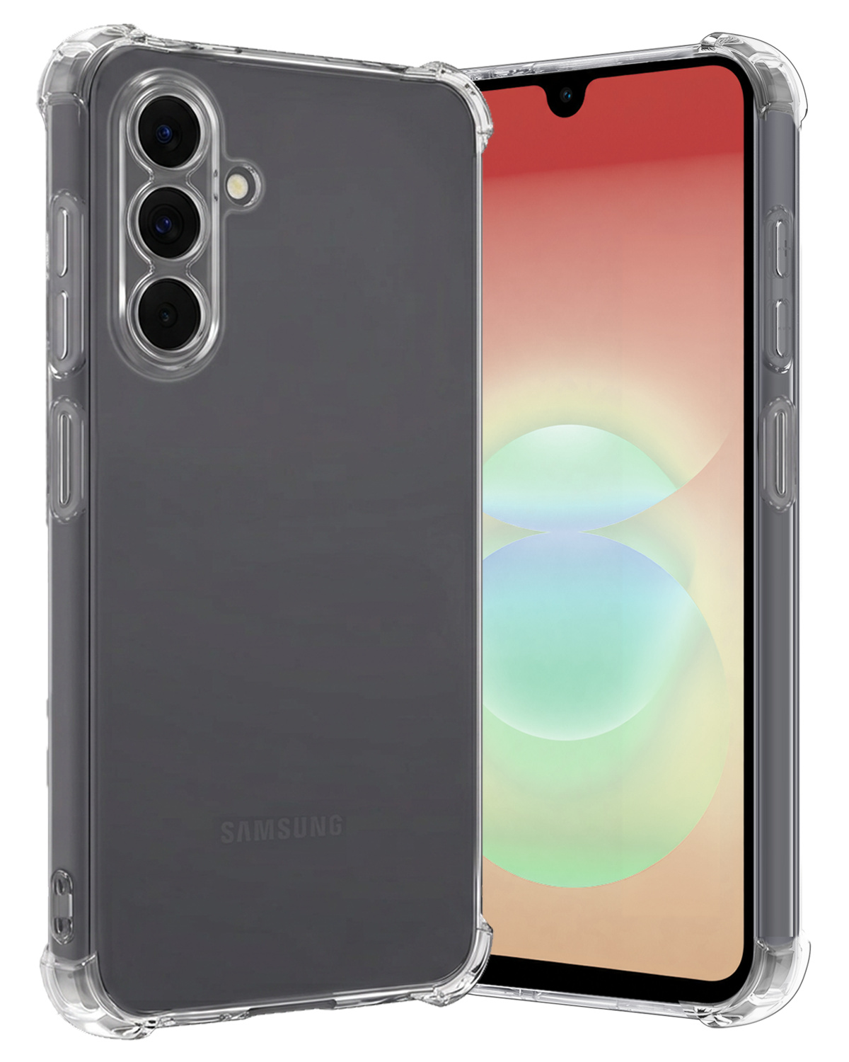 Nomfy Nomfy Samsung Galaxy A18 Hoesje Shockproof - Transparant
