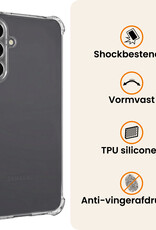 Nomfy Nomfy Samsung Galaxy A18 Hoesje Shockproof - Transparant