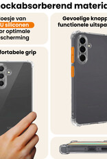 Nomfy Nomfy Samsung Galaxy A18 Hoesje Shockproof - Transparant