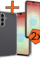 Nomfy Nomfy Samsung Galaxy A18 Hoesje Shockproof Met 2x Screenprotector