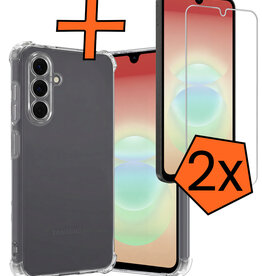 Nomfy Nomfy Samsung Galaxy A18 Hoesje Shockproof Met 2x Screenprotector