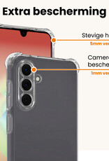 Nomfy Nomfy Samsung Galaxy A18 Hoesje Shockproof Met 2x Screenprotector
