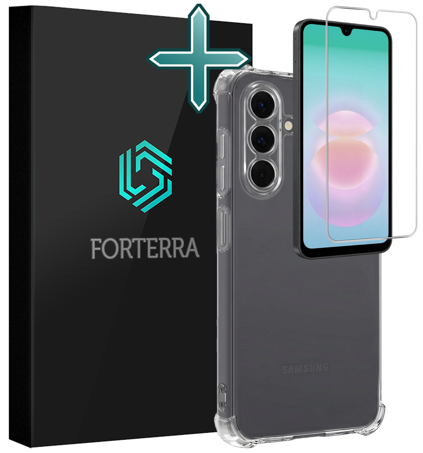 Forterra Forterra Samsung Galaxy A18 Hoesje Shockproof Met Screenprotector