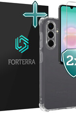 Forterra Forterra Samsung Galaxy A18 Hoesje Shockproof Met 2x Screenprotector