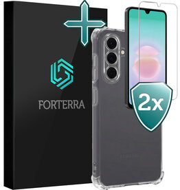 Forterra Forterra Samsung Galaxy A18 Hoesje Shockproof Met 2x Screenprotector