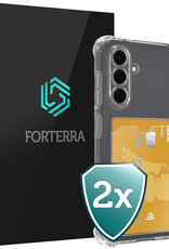 Forterra Forterra Samsung Galaxy A18 Hoesje Pashouder - 2 PACK