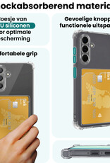 Forterra Forterra Samsung Galaxy A18 Hoesje Pashouder Met 2x Screenprotector