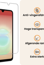 Nomfy Nomfy Samsung Galaxy A18 Hoesje Pashouder Met 2x Screenprotector