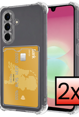 NoXx NoXx Samsung Galaxy A18 Hoesje Pashouder - 2 PACK