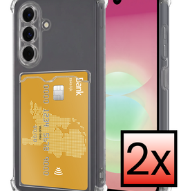 NoXx NoXx Samsung Galaxy A18 Hoesje Pashouder - 2 PACK