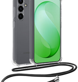BASEY. BASEY. Samsung Galaxy S26 FE Hoesje Transparant Shockproof Met Zwart Koord
