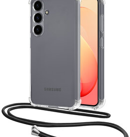 NoXx NoXx Samsung Galaxy S26 FE Hoesje Transparant Shockproof Met Zwart Koord