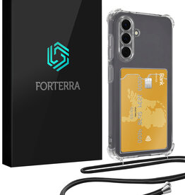 Forterra Forterra Samsung Galaxy S26 FE Hoesje Pashouder met Koord