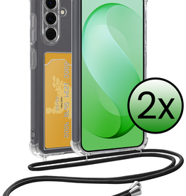 BASEY. BASEY. Samsung Galaxy S26 FE Hoesje Pashouder met Koord - 2 PACK