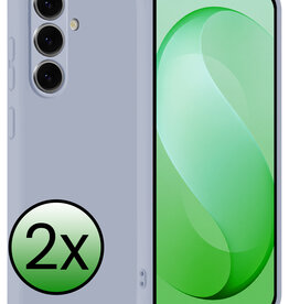 BASEY. BASEY. Samsung Galaxy S26 FE Hoesje Siliconen - Lila - 2 PACK