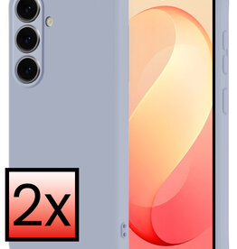 NoXx NoXx Samsung Galaxy S26 FE Hoesje Siliconen - Lila - 2 PACK