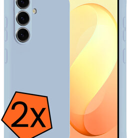 Nomfy Nomfy Samsung Galaxy S26 FE Hoesje Siliconen - Lichtblauw - 2 PACK