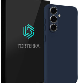 Forterra Forterra Samsung Galaxy S26 FE Hoesje Siliconen - Donkerblauw
