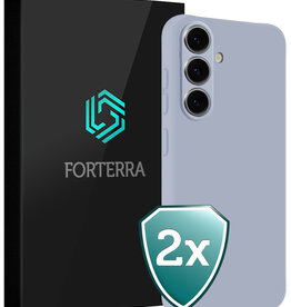 Forterra Forterra Samsung Galaxy S26 FE Hoesje Siliconen - Lila - 2 PACK