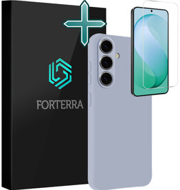 Forterra Forterra Samsung Galaxy S26 FE Hoesje Siliconen Met Screenprotector - Lila