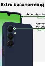 BASEY. BASEY. Samsung Galaxy A18 Hoesje Siliconen - Donkerblauw