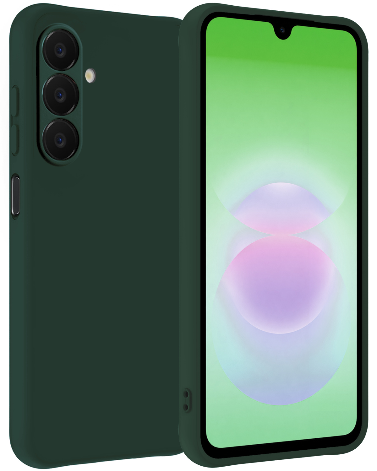 BASEY. BASEY. Samsung Galaxy A18 Hoesje Siliconen - Donkergroen