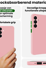 BASEY. BASEY. Samsung Galaxy A18 Hoesje Siliconen - Lichtroze