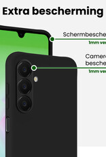 BASEY. BASEY. Samsung Galaxy A18 Hoesje Siliconen - Zwart