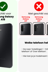 BASEY. BASEY. Samsung Galaxy A18 Hoesje Siliconen - Donkergroen - 2 PACK