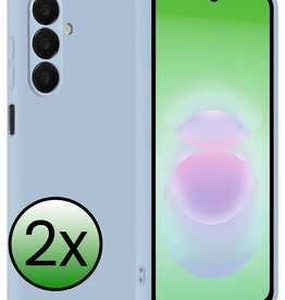 BASEY. BASEY. Samsung Galaxy A18 Hoesje Siliconen - Lichtblauw - 2 PACK