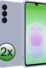 BASEY. BASEY. Samsung Galaxy A18 Hoesje Siliconen - Lila - 2 PACK