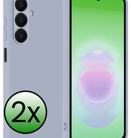 BASEY. BASEY. Samsung Galaxy A18 Hoesje Siliconen - Lila - 2 PACK