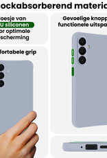 BASEY. BASEY. Samsung Galaxy A18 Hoesje Siliconen - Lila - 2 PACK