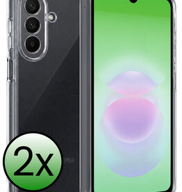 BASEY. BASEY. Samsung Galaxy A18 Hoesje Siliconen - Transparant - 2 PACK
