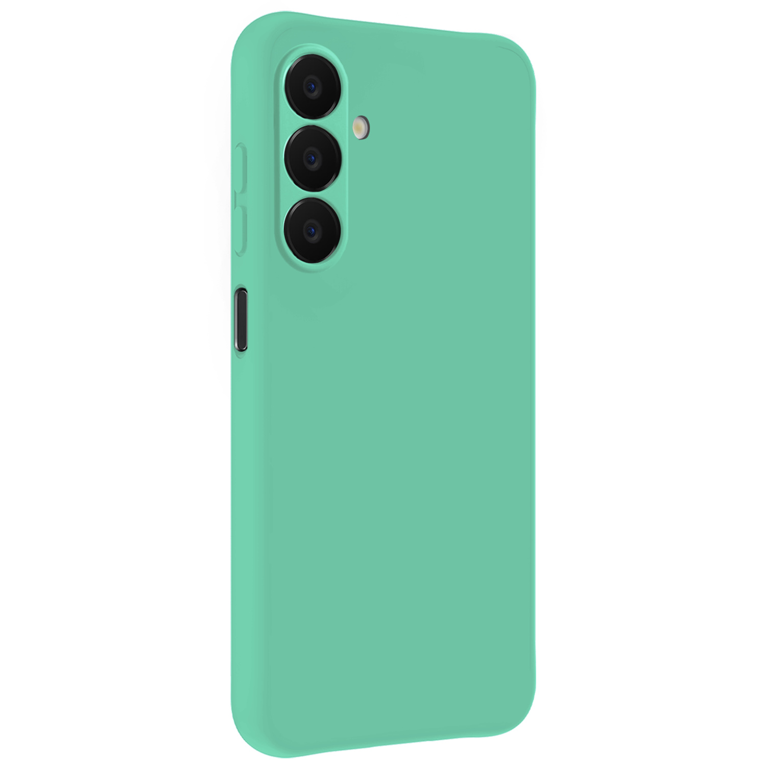 BASEY. BASEY. Samsung Galaxy A18 Hoesje Siliconen Met Screenprotector - Mintgroen
