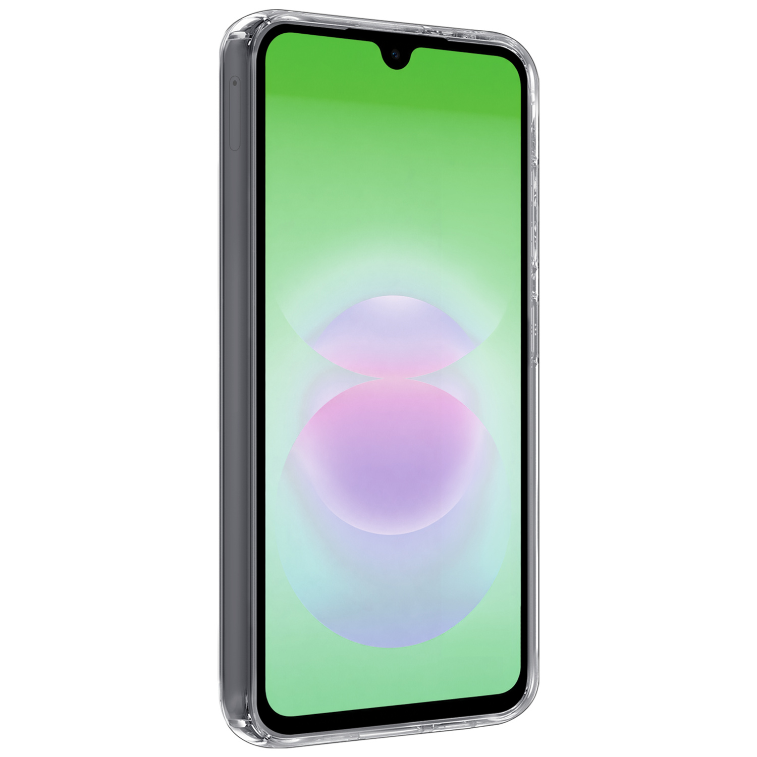 BASEY. BASEY. Samsung Galaxy A18 Hoesje Siliconen Met 2x Screenprotector - Transparant